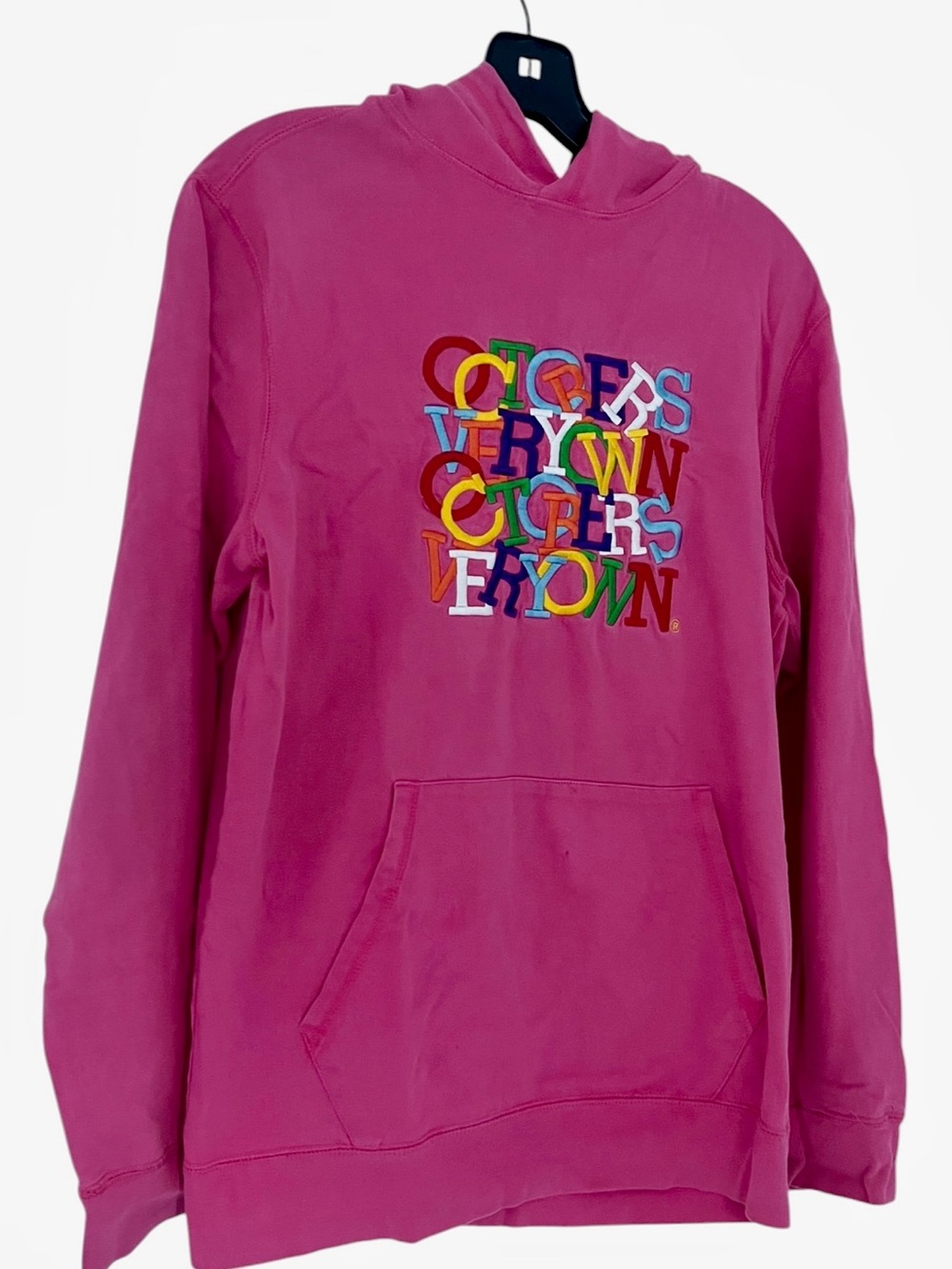 OVO (October’s Very Own) Embroidered Rainbow Letter Pullover Hoodie – Size S